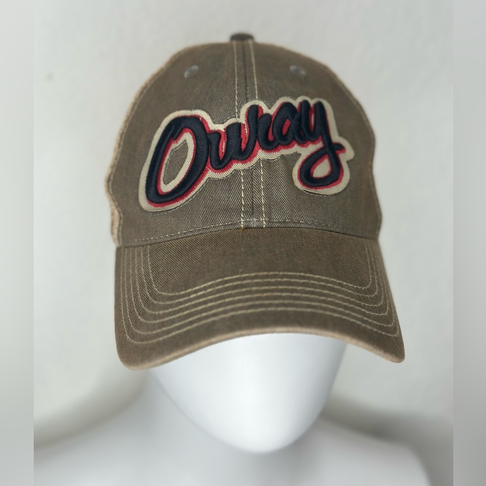 Legacy Brand SnapBack tan, red black with CO symbol Ouray